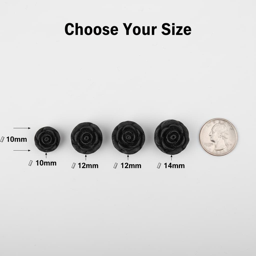 A size comparison of Zhiji's herbal beads, showing 10mm, 12mm, and 14mm options for personalizing your wellness companion.