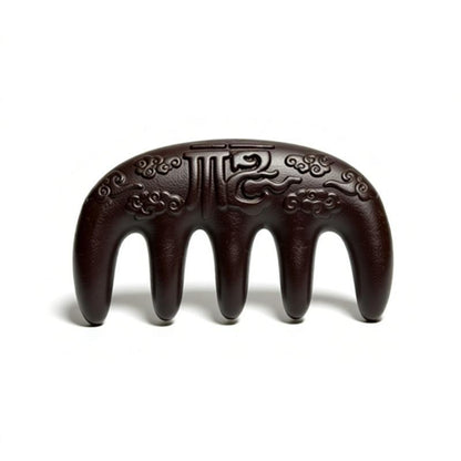 The Meridian Comb by Zhiji, a handcrafted herbal wellness tool for a daily head spa ritual.